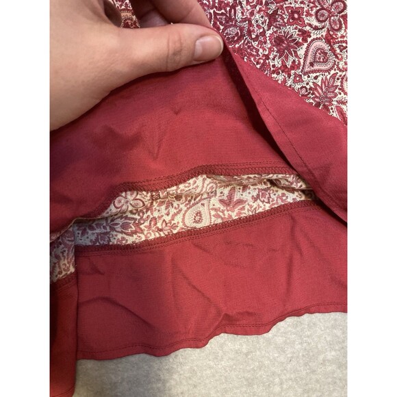 VTG American Eagle Sz 6 Dress Paisley Pink Boho Y2k 90s Mini Date Night Summer - Picture 11 of 11